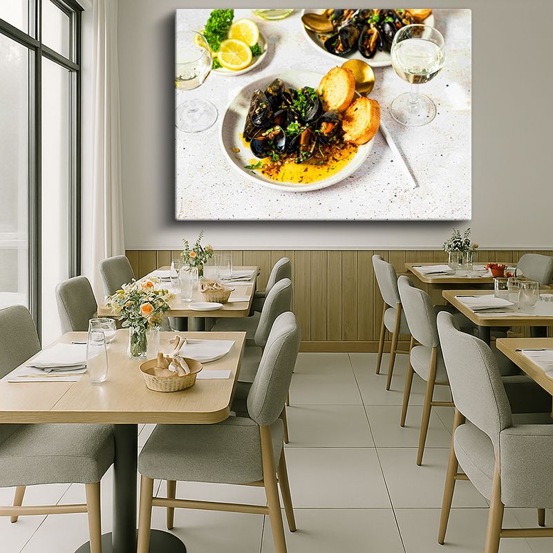 Yiyecek & İçecek Kanvas Tablo 650